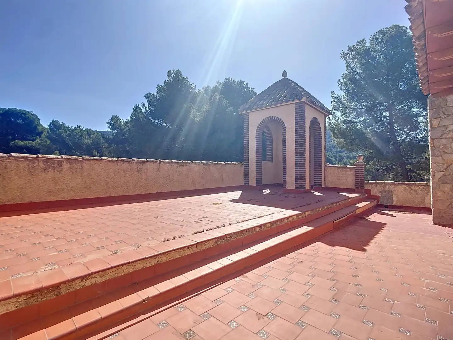 Terraza de Finca rústica en venta en Tibi con Jardín privado, Terraza y Trastero