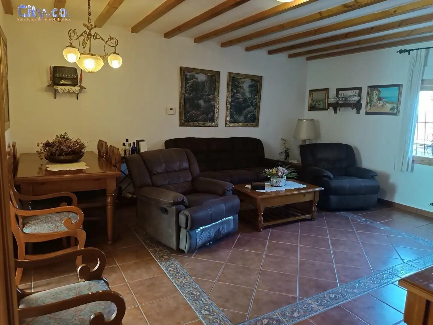Living room of Houses for sale in Molina de Segura  with Air Conditioner, Heating and Private garden