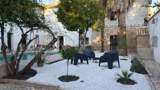 Jardín de Finca rústica en venta en Úbeda con Jardín privado, Terraza y Piscina