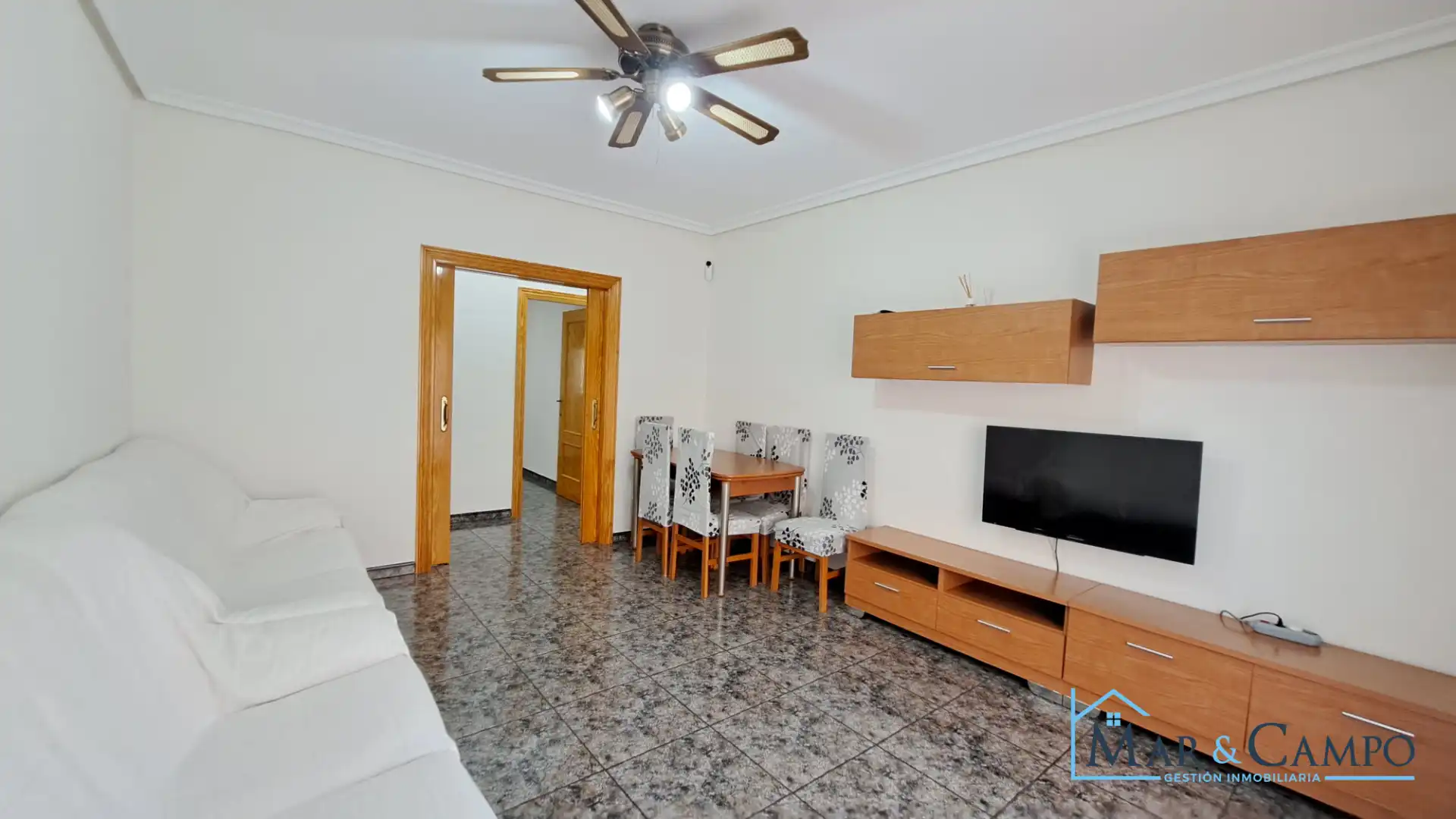 Wohnzimmer von Wohnung zum Verkauf in Los Alcázares mit Klimaanlage, Möbliert und Balkon