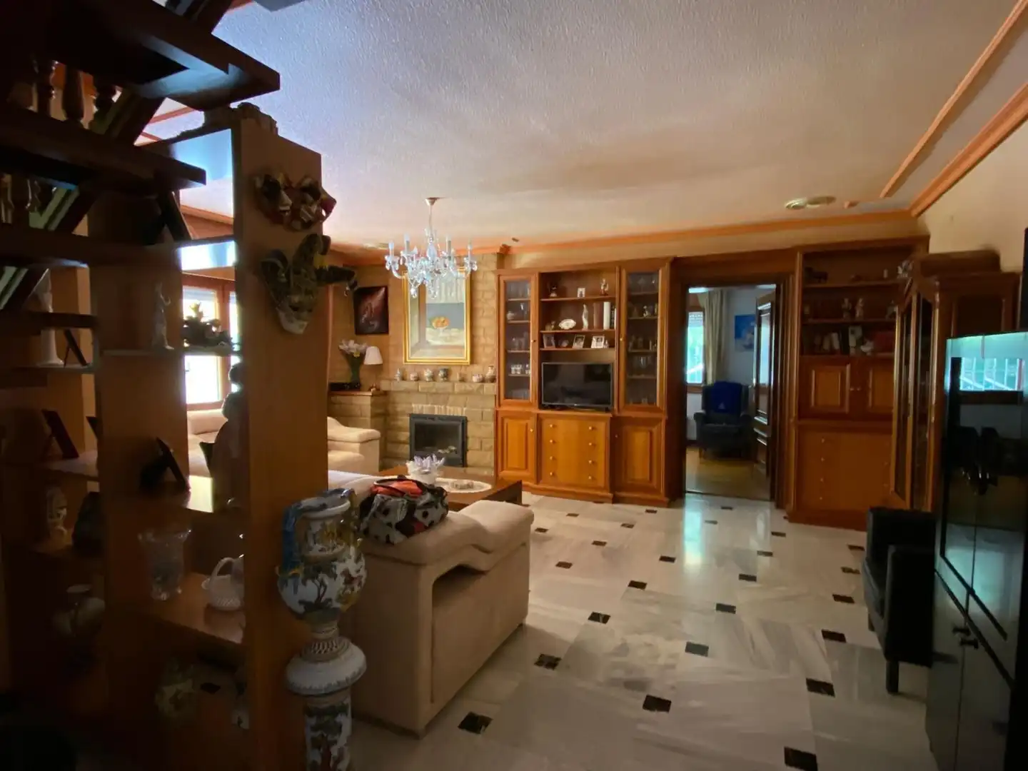Sala de estar de Casa o chalet en venta en La Nucia con Aire acondicionado, Calefacción y Jardín privado