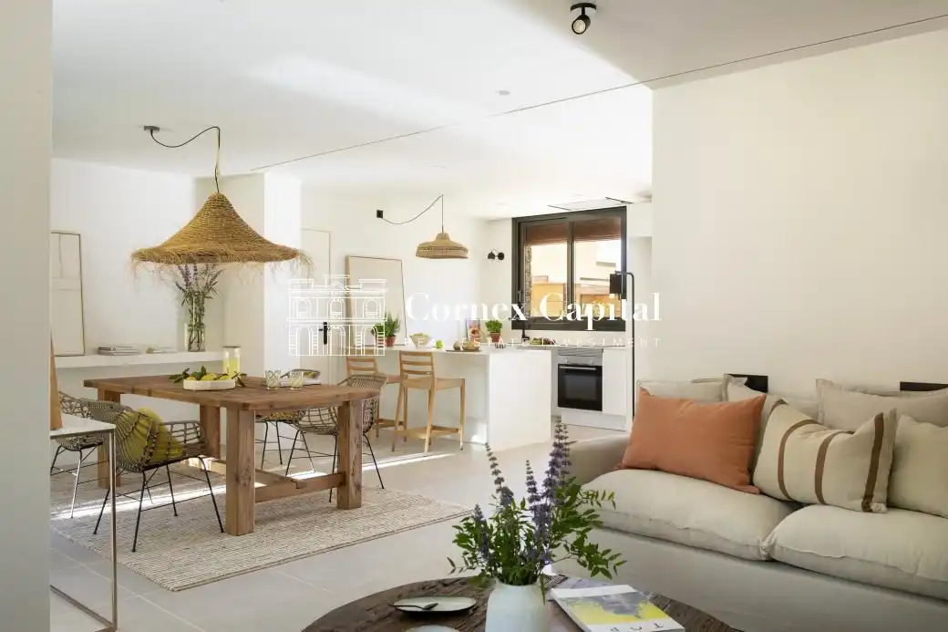 Living room of Detached homes for rent in Regencós  with Air Conditioner, Heating and Private garden