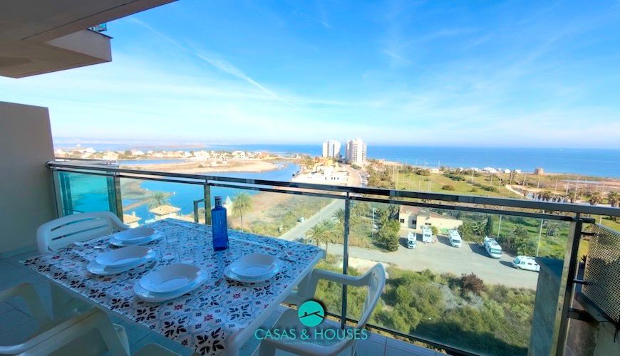 Terraza de Apartamento en venta en La Manga del Mar Menor con Aire acondicionado, Calefacción y Terraza