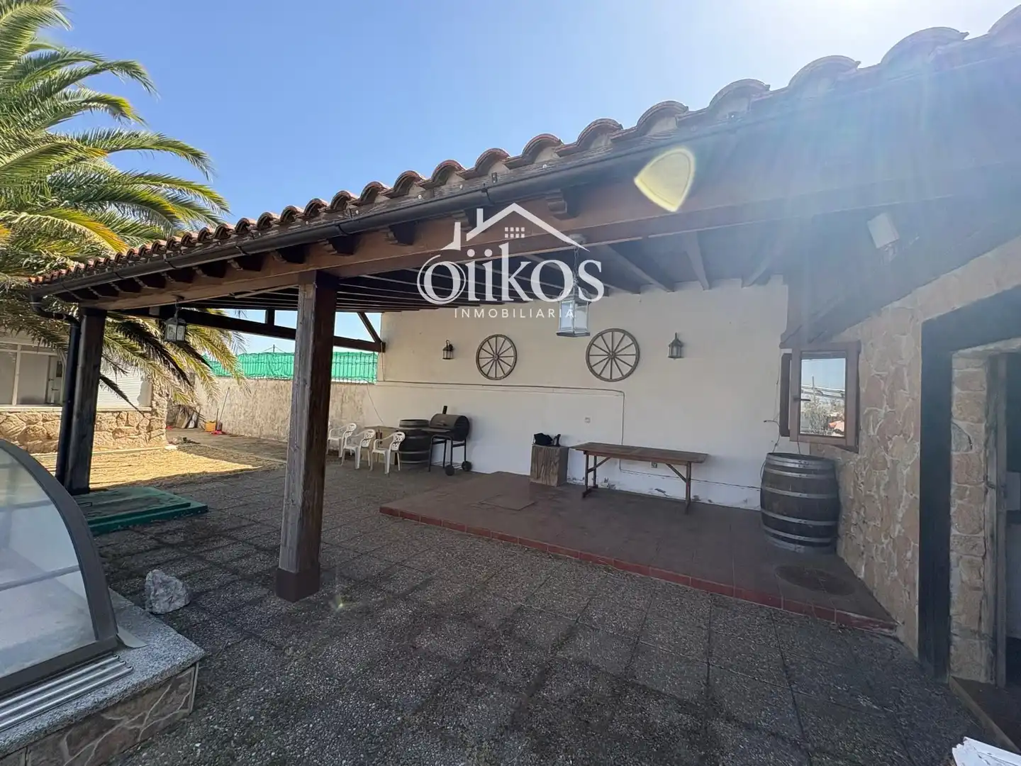 Terrassa de Casa o xalet en venda en Vitigudino amb Calefacció, Piscina i Moblat