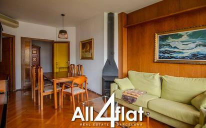 Sala d'estar de Pis de lloguer en  Barcelona Capital amb Aire condicionat, Calefacció i Parquet