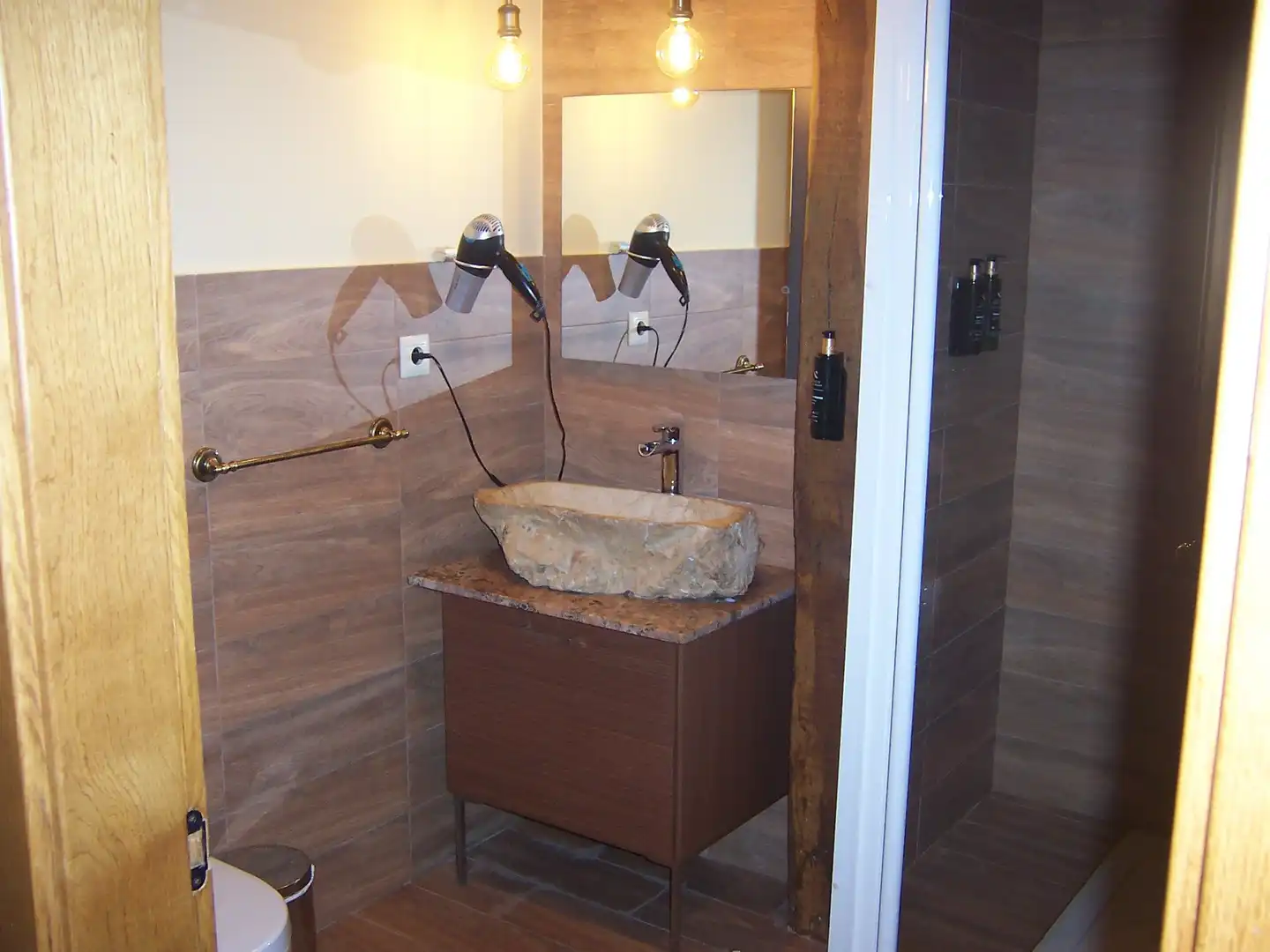 Baño de Casa o chalet en venta en Soba con Jardín privado, Terraza y Amueblado