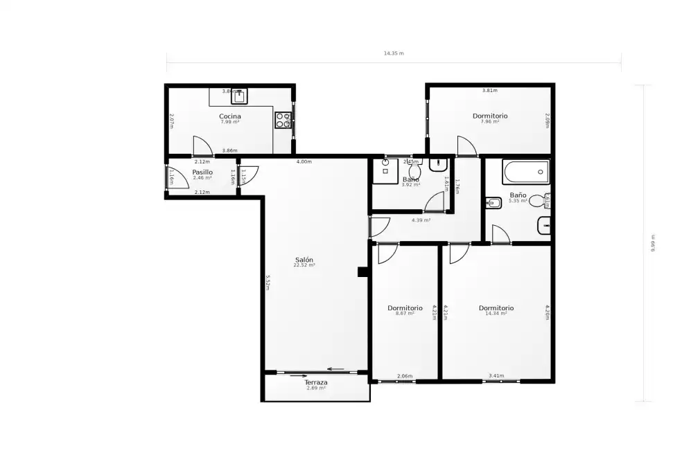 Piso con ascensor en venta en C/ Pintor Torras, imagen 29