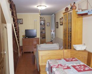 Living room of Single-family semi-detached for sale in Ferrol  with Heating, Parquet flooring and Furnished
