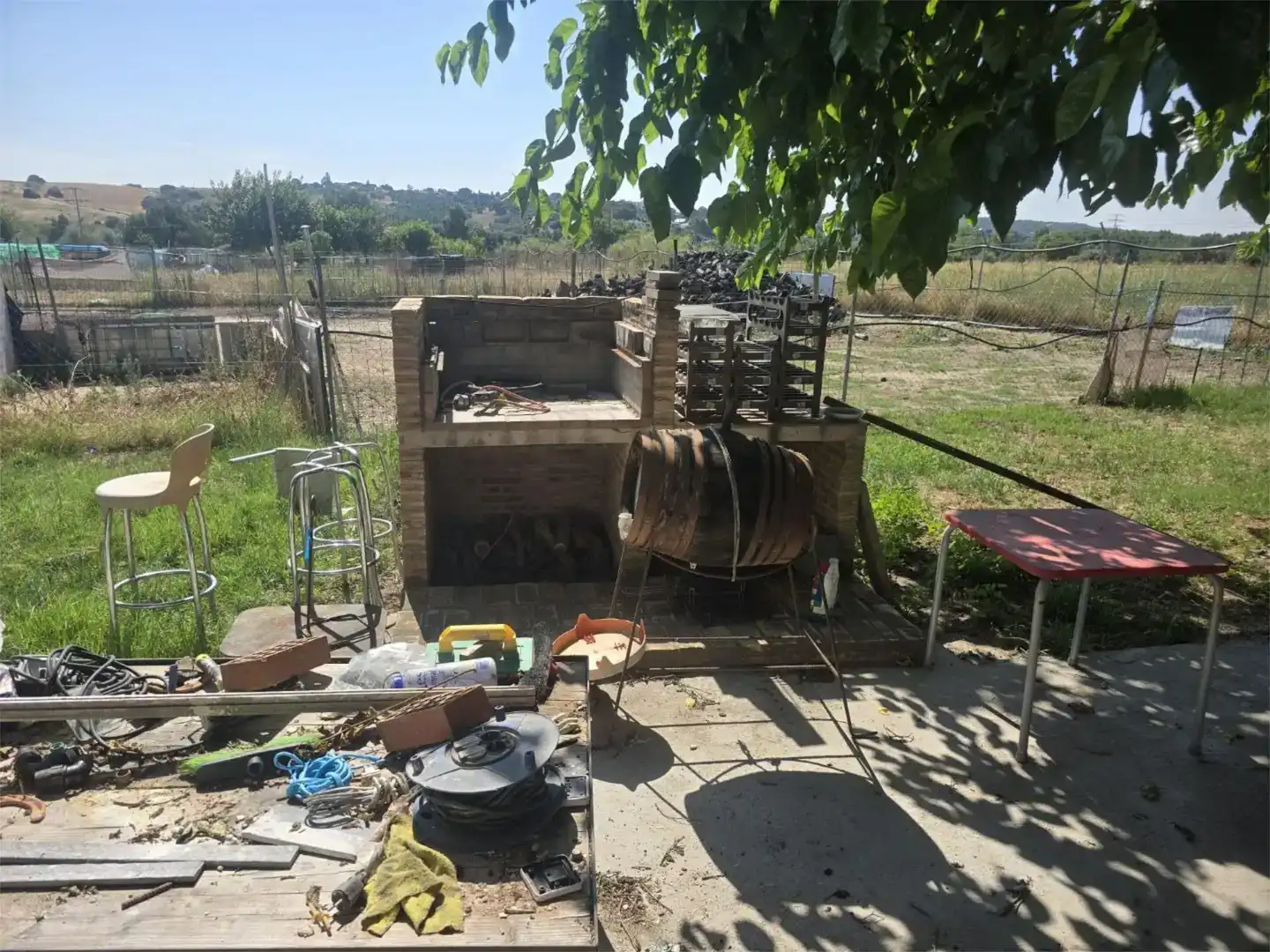 Jardí de Finca rústica en venda en El Álamo amb Jardí privat, Traster i Piscina