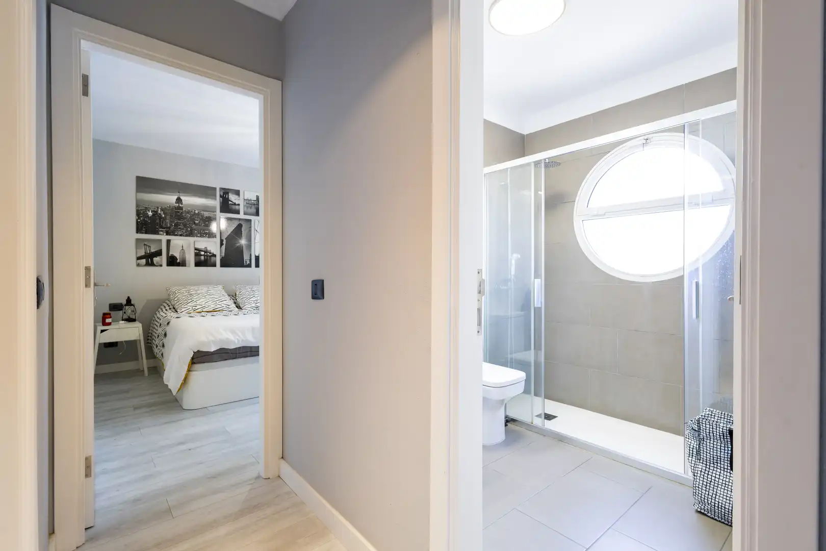 Bathroom of Flat for sale in San Cristóbal de la Laguna  with Storage room, Furnished and Balcony