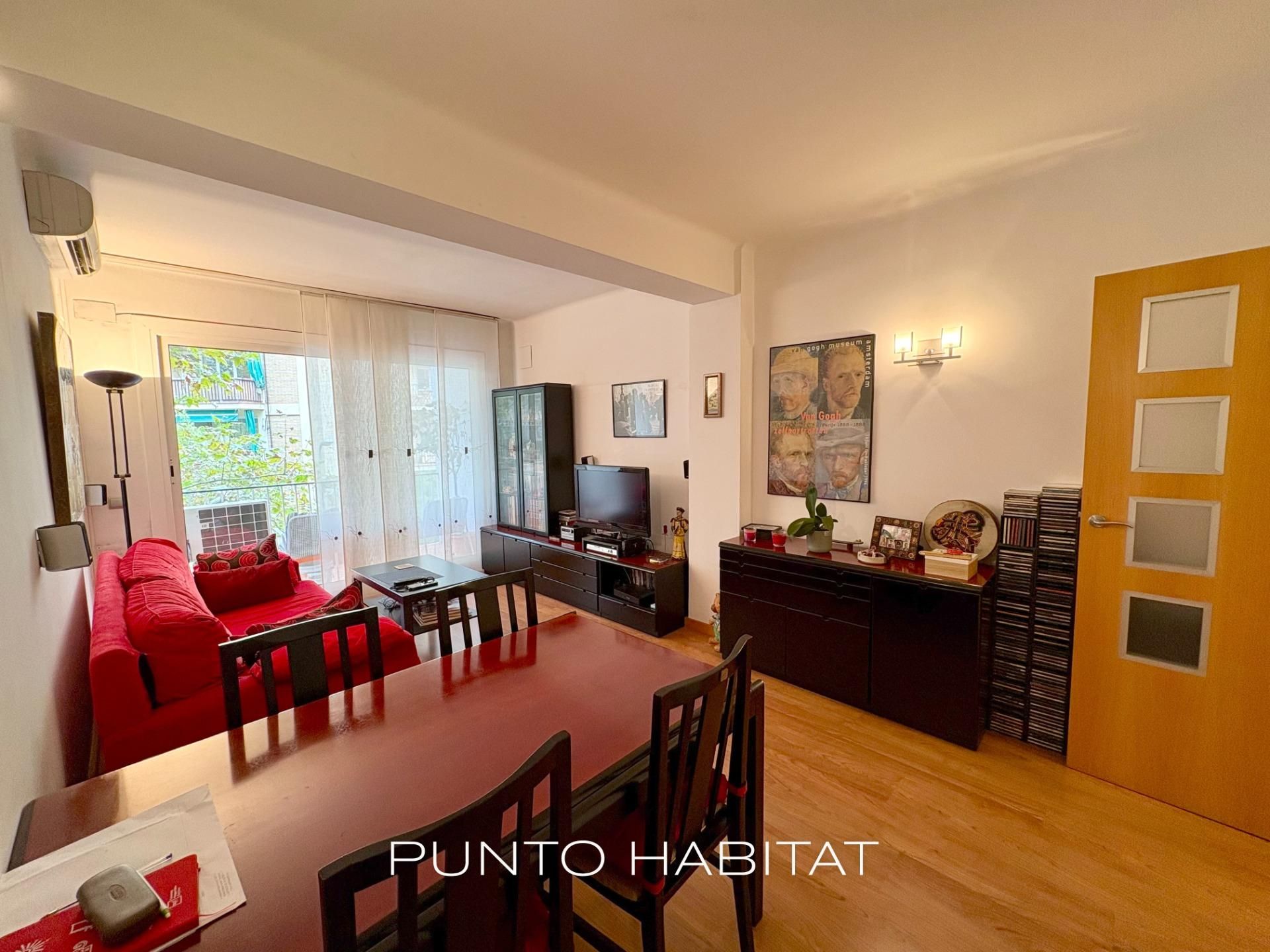 Sala d'estar de Pis en venda en  Barcelona Capital amb Aire condicionat, Calefacció i Parquet