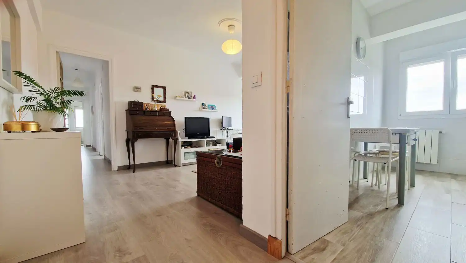 Living room of Flat for sale in Polanco  with Heating, Terrace and Storage room