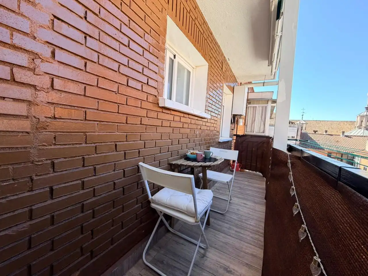 Balcony of Flat for sale in Madrid  with Air Conditioner, Heating and Terrace