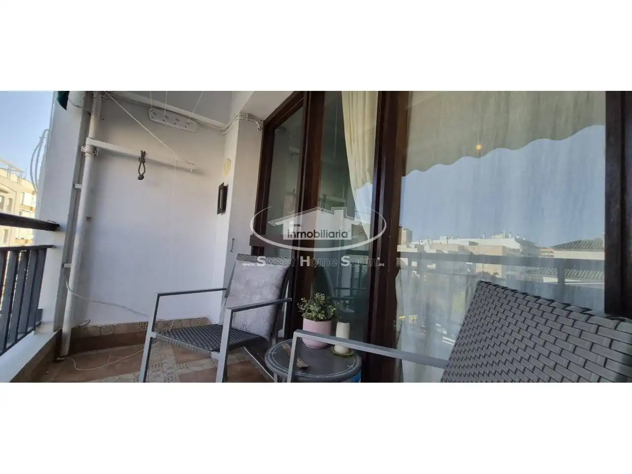 Balcony of Flat for sale in Sanlúcar de Barrameda  with Air Conditioner, Terrace and Furnished