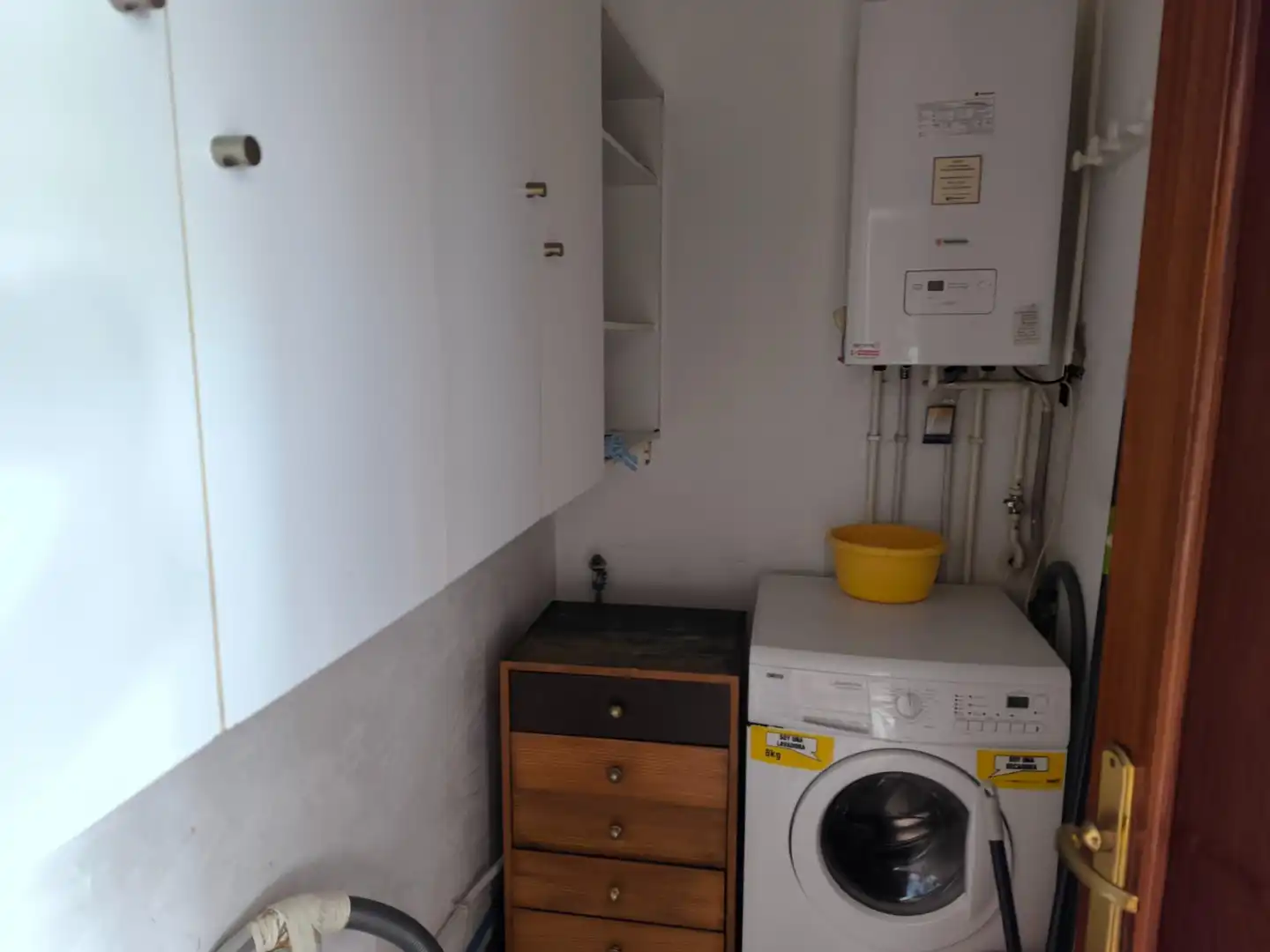Cocina de Piso en venta en Santiago de Compostela  con Calefacción, Jardín privado y Trastero