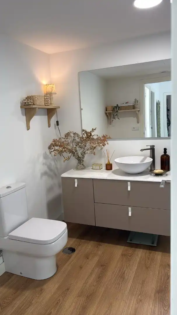 Baño de Casa o chalet de alquiler en Moaña con Aire acondicionado, Calefacción y Jardín privado