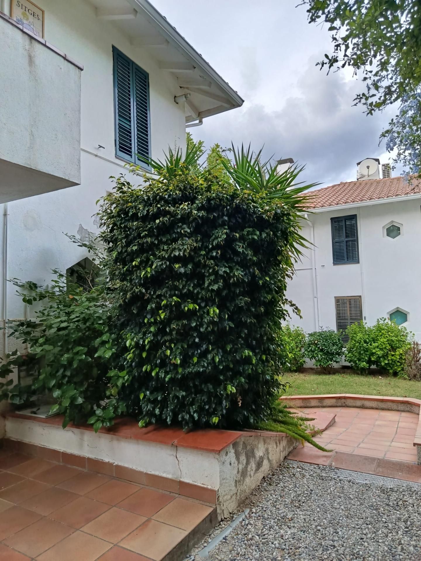 Garden of Flat to rent in Sitges  with Air Conditioner, Heating and Private garden