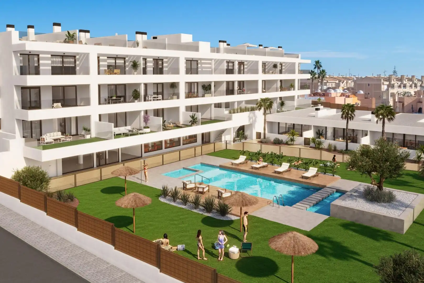 Vista exterior de Planta baja en venta en Playa de los Locos