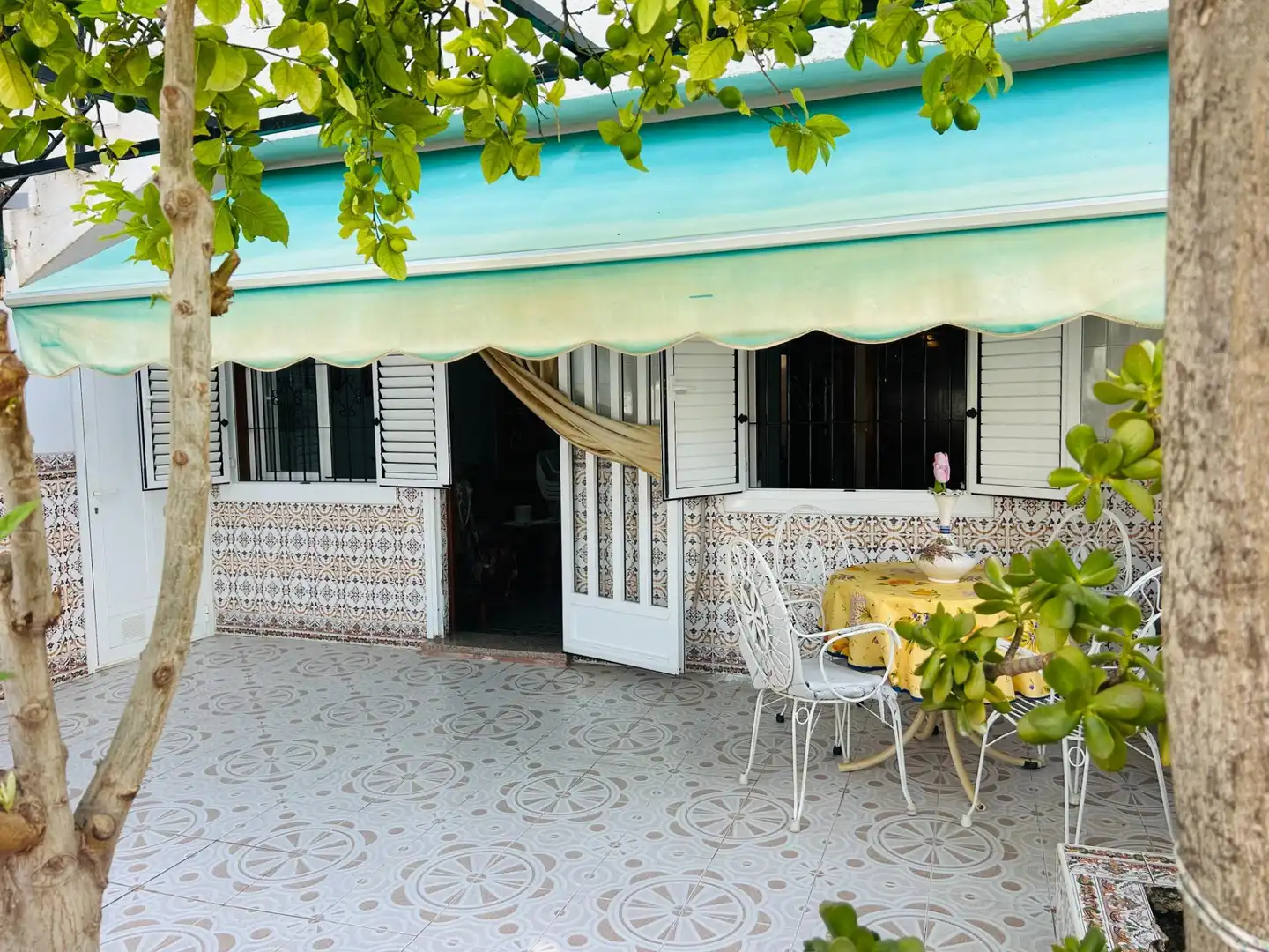 Terrassa de Casa o xalet en venda en San Pedro del Pinatar amb Aire condicionat, Jardí privat i Traster