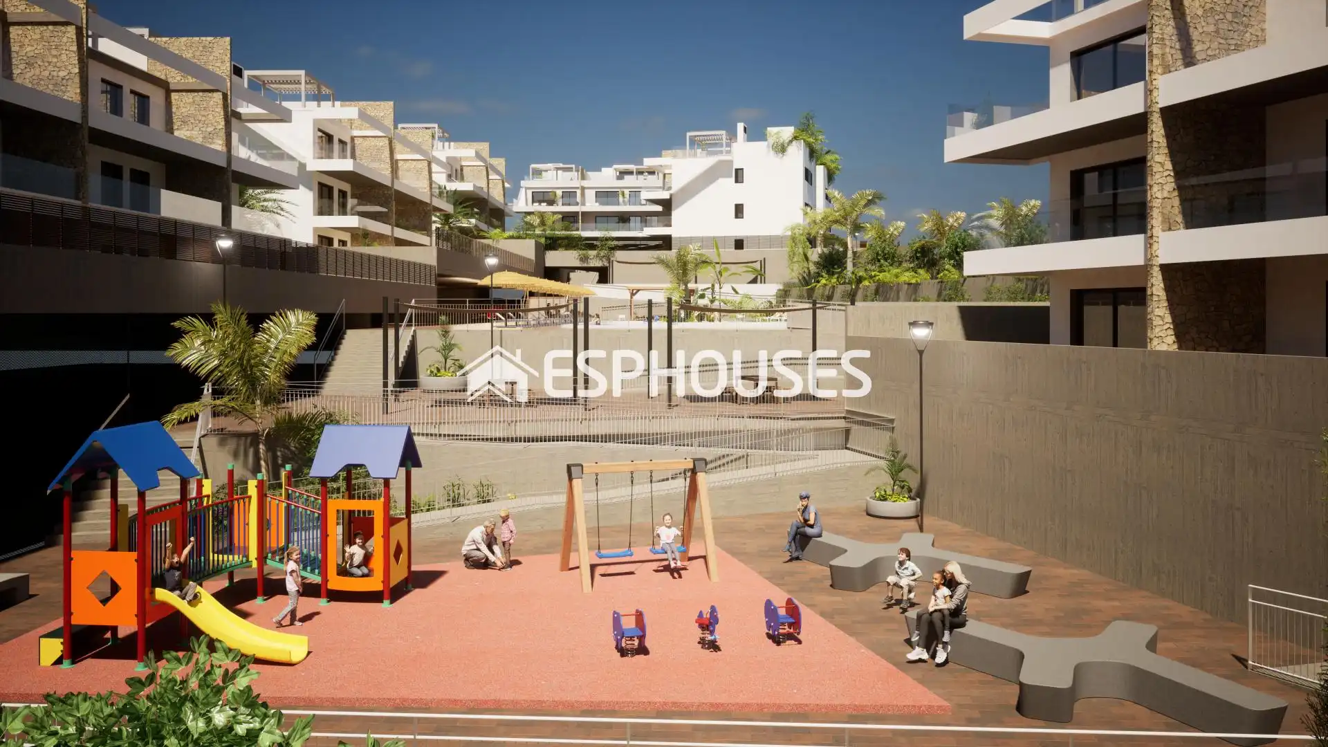 Terraza de Planta baja en venta en La Nucia con Aire acondicionado, Trastero y Piscina