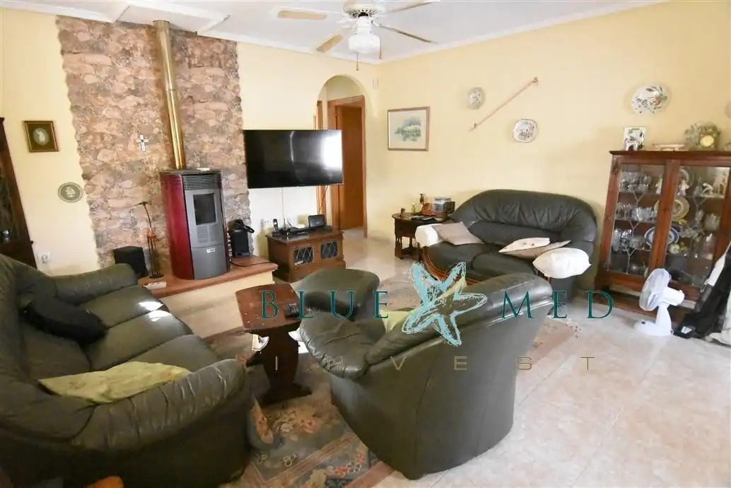 Sala de estar de Casa o chalet en venta en Mazarrón con Aire acondicionado, Jardín privado y Terraza