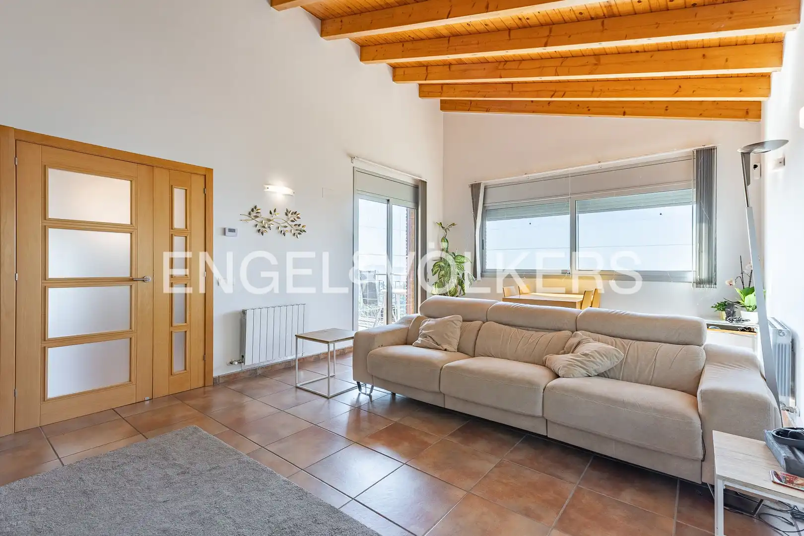 Living room of Houses for sale in L'Ametlla del Vallès  with Heating, Private garden and Storage room