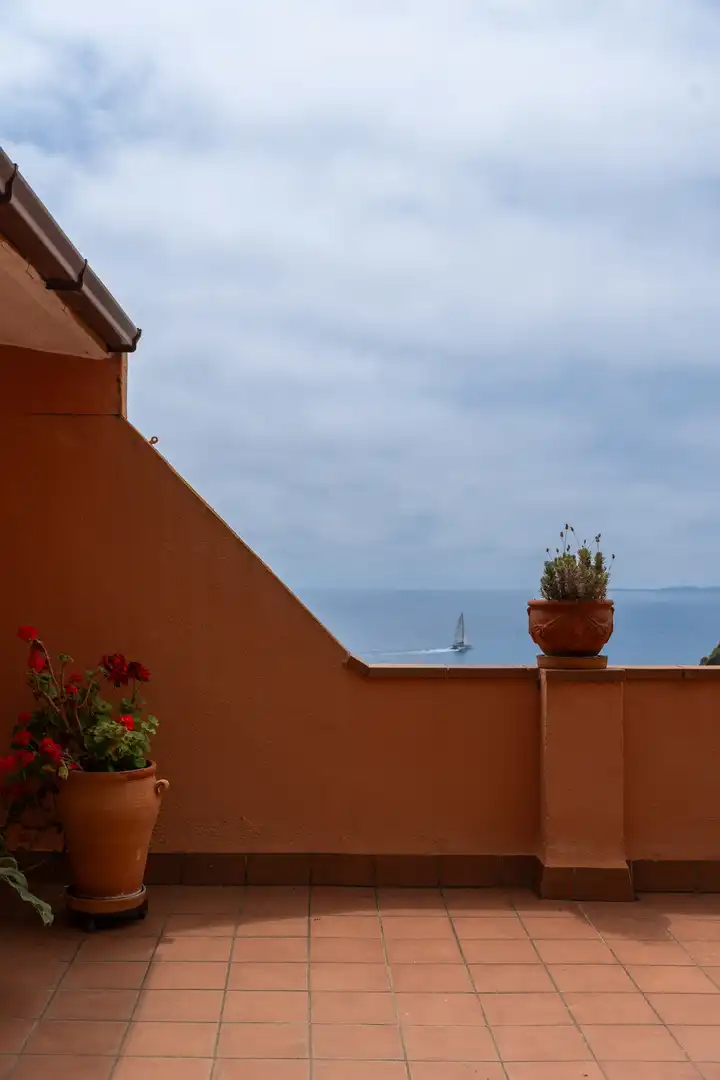 Balcony of Houses for sale in Lloret de Mar  with Air Conditioner, Terrace and Swimming Pool