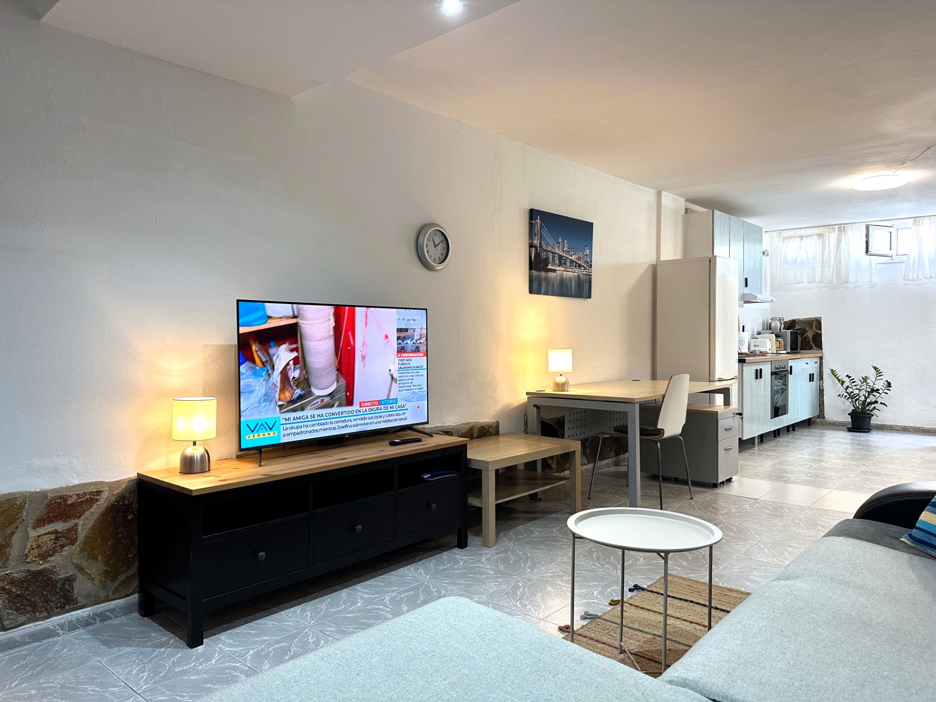 Sala de estar de Casa adosada en venta en San Bartolomé de Tirajana con Jardín privado, Terraza y Trastero