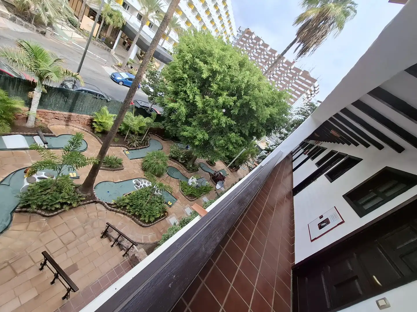 Vista exterior de Apartamento en venta en San Bartolomé de Tirajana con Aire acondicionado, Amueblado y Balcón