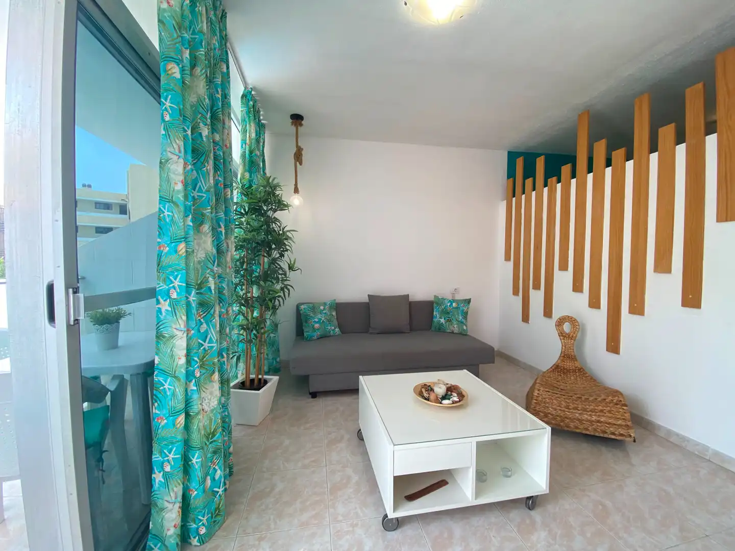 Living room of Flat for sale in San Bartolomé de Tirajana  with Private garden, Terrace and Furnished