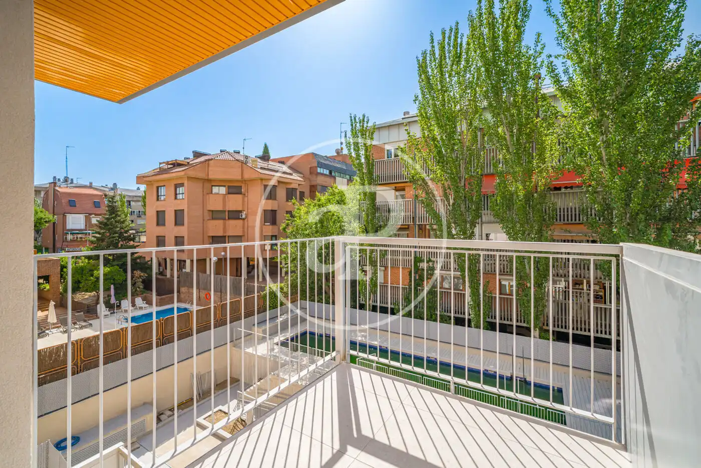 Exterior view of Flat for rent in Madrid  with Air Conditioner, Heating and Private garden