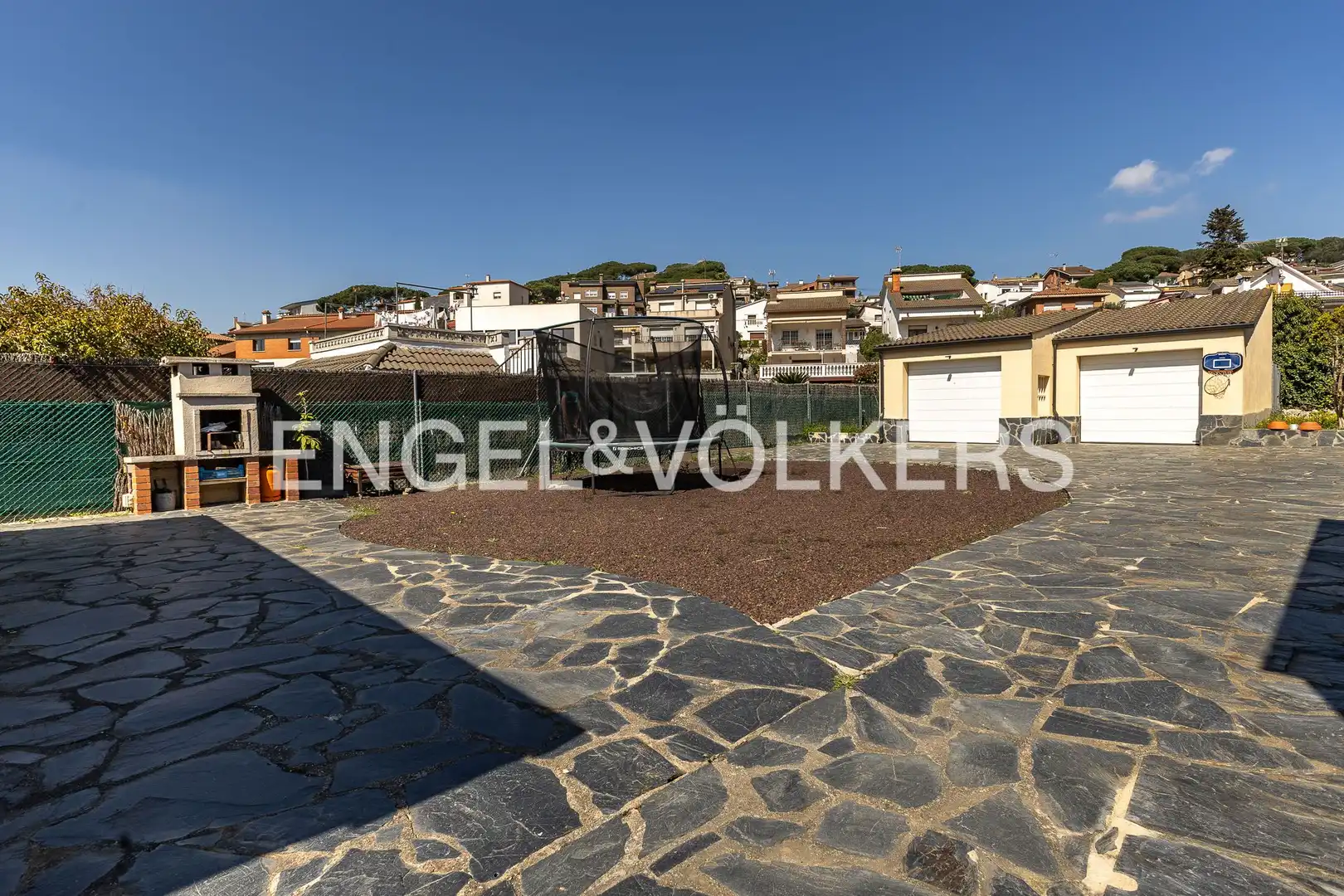 Exterior view of Houses for sale in Sant Fost de Campsentelles  with Air Conditioner, Heating and Private garden