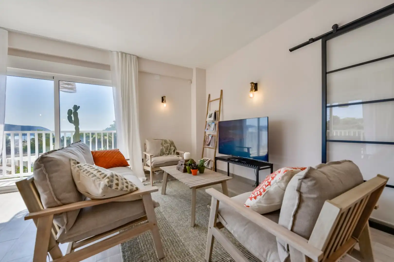 Wohnzimmer von Wohnungen zum Verkauf in Moraira