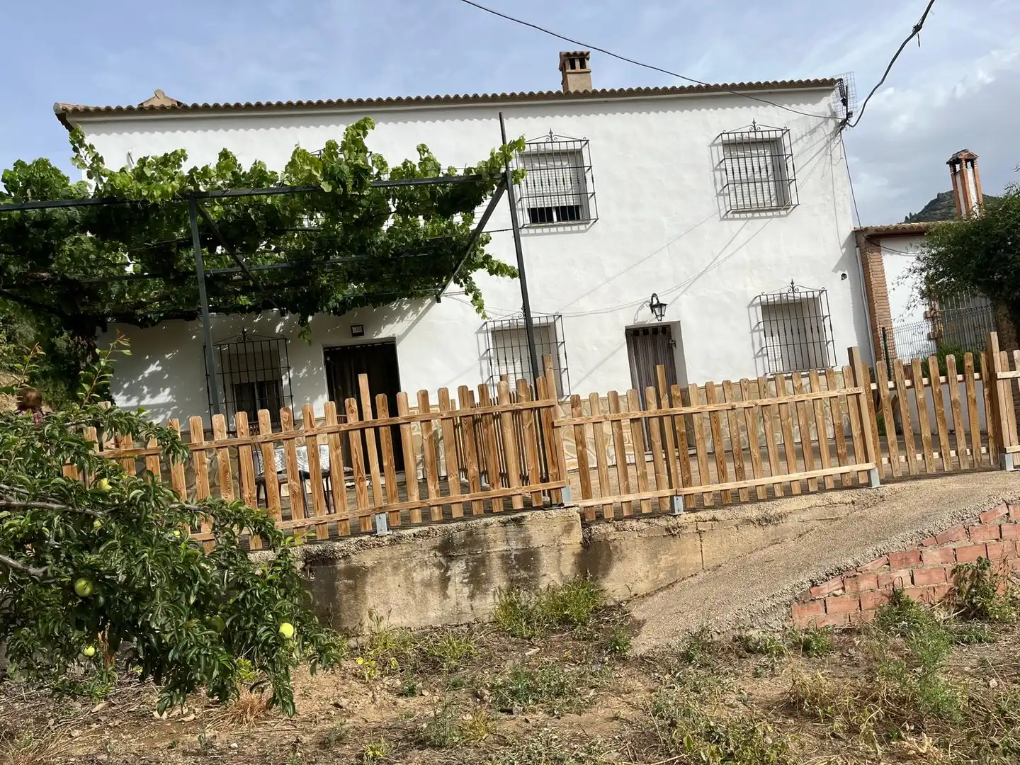 Vista exterior de Finca rústica de alquiler en Comares con Amueblado