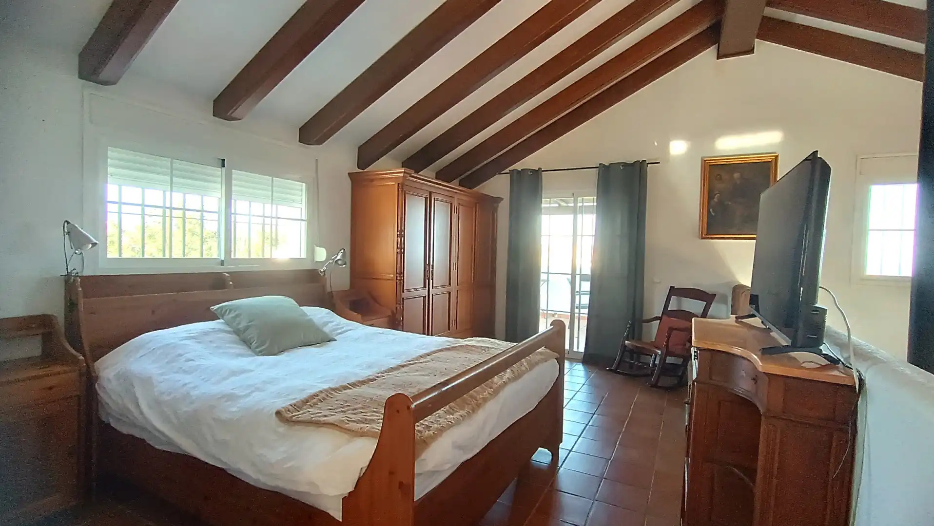 Habitación de Finca rústica en venta en Estepona con Aire acondicionado, Calefacción y Jardín privado