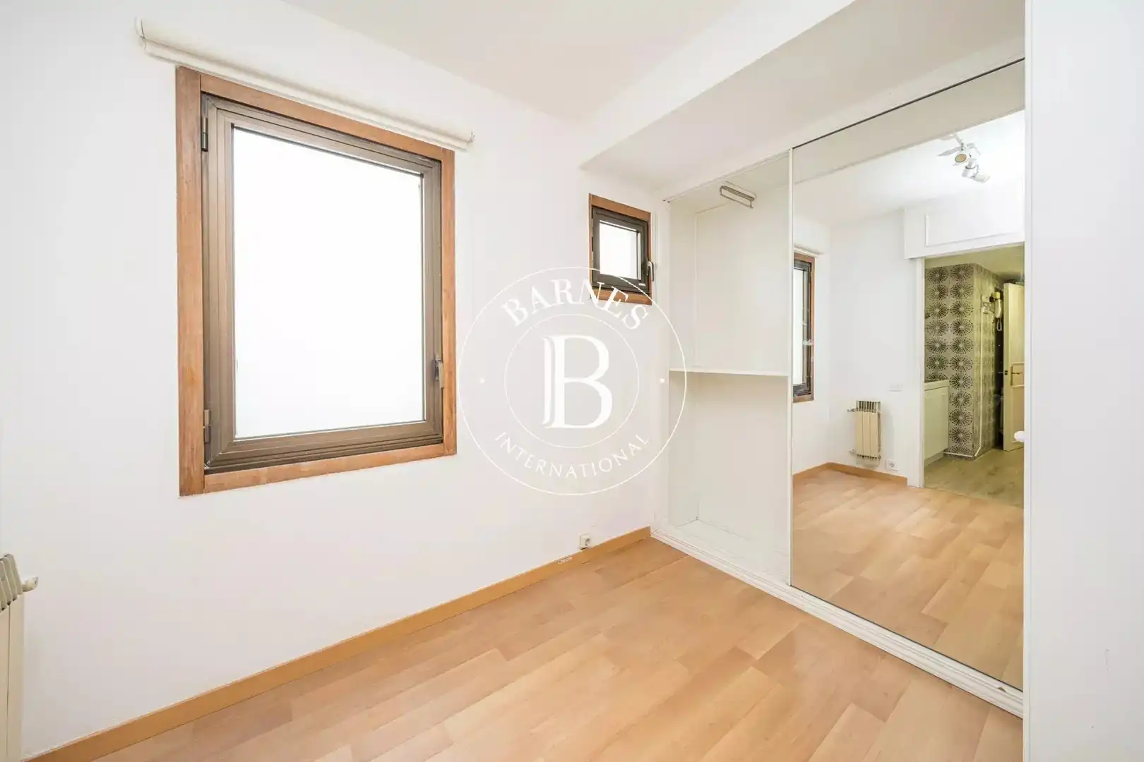 Bedroom of Flat for rent in Madrid  with Air Conditioner, Heating and Private garden
