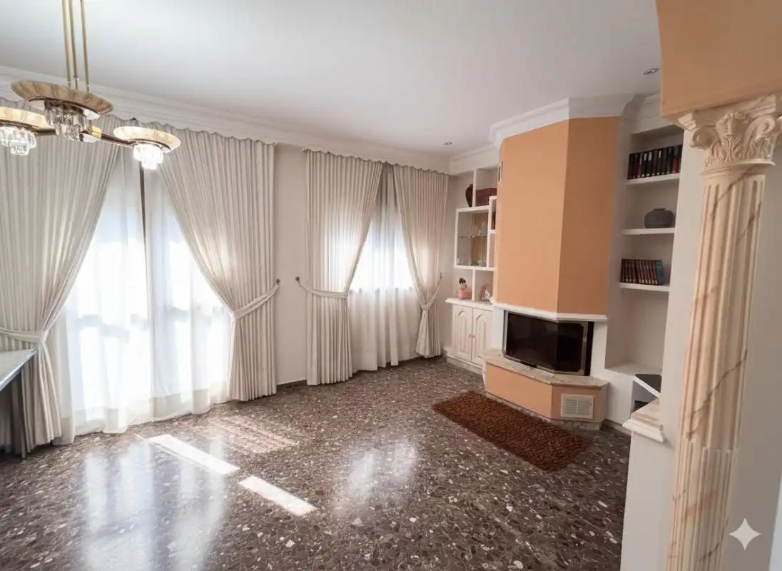 Living room of Country homes for sale in Villanueva del Trabuco  with Air Conditioner, Heating and Private garden