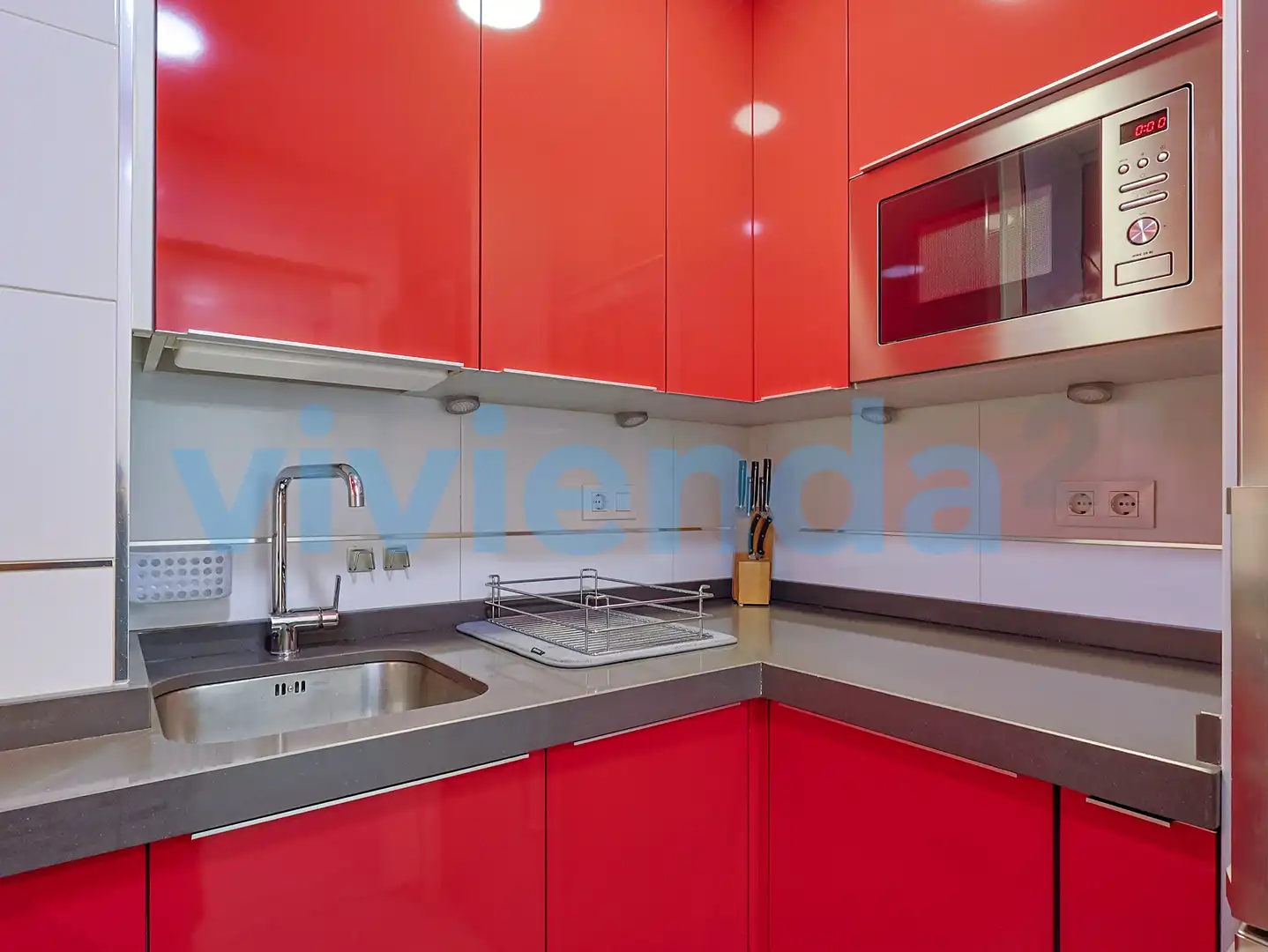 Küche von Wohnung zur Miete in Madrid mit Klimaanlage, Heizung und Terrasse