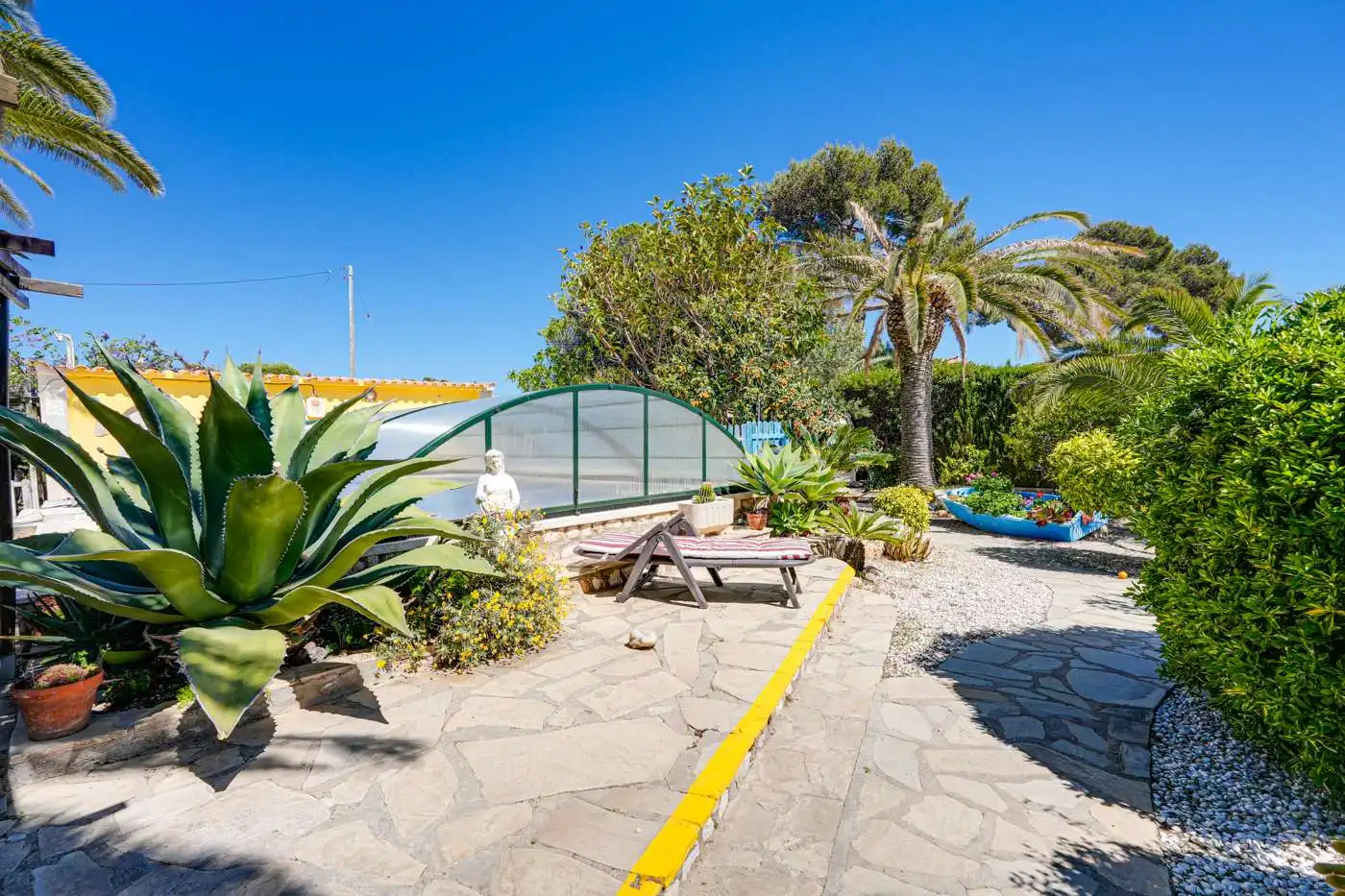 Jardín de Casa o chalet en venta en Mont-roig del Camp con Aire acondicionado, Jardín privado y Terraza