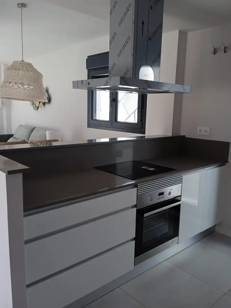 Cuina de Casa o xalet en venda en El Verger amb Aire condicionat, Jardí privat i Piscina