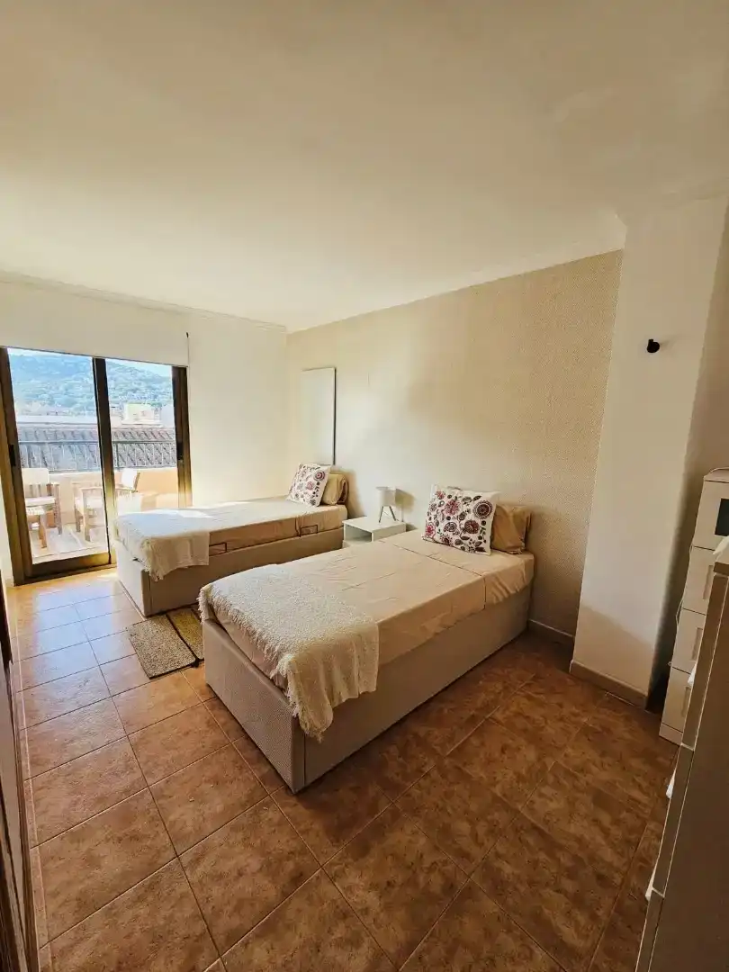 Bedroom of Flat for rent in Andratx  with Air Conditioner and Balcony