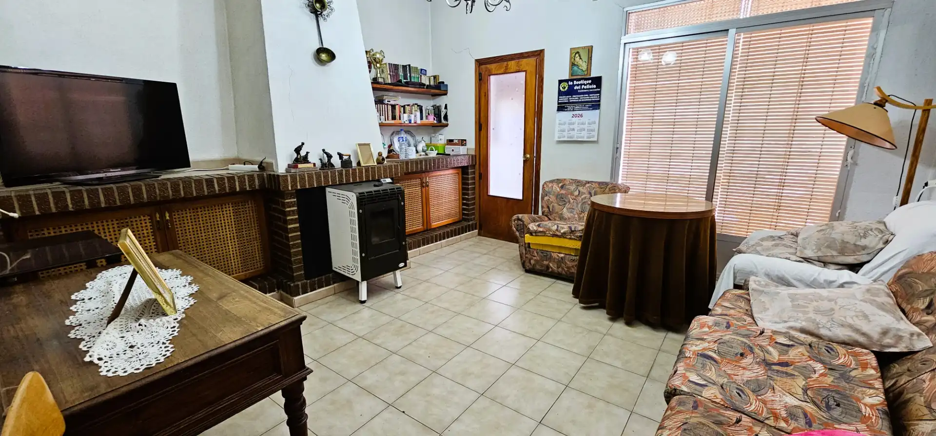 Sala de estar de Casa adosada en venta en Totana con Terraza, Trastero y Amueblado