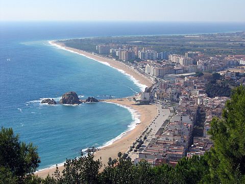 Vista exterior de Residencial en venda en Blanes