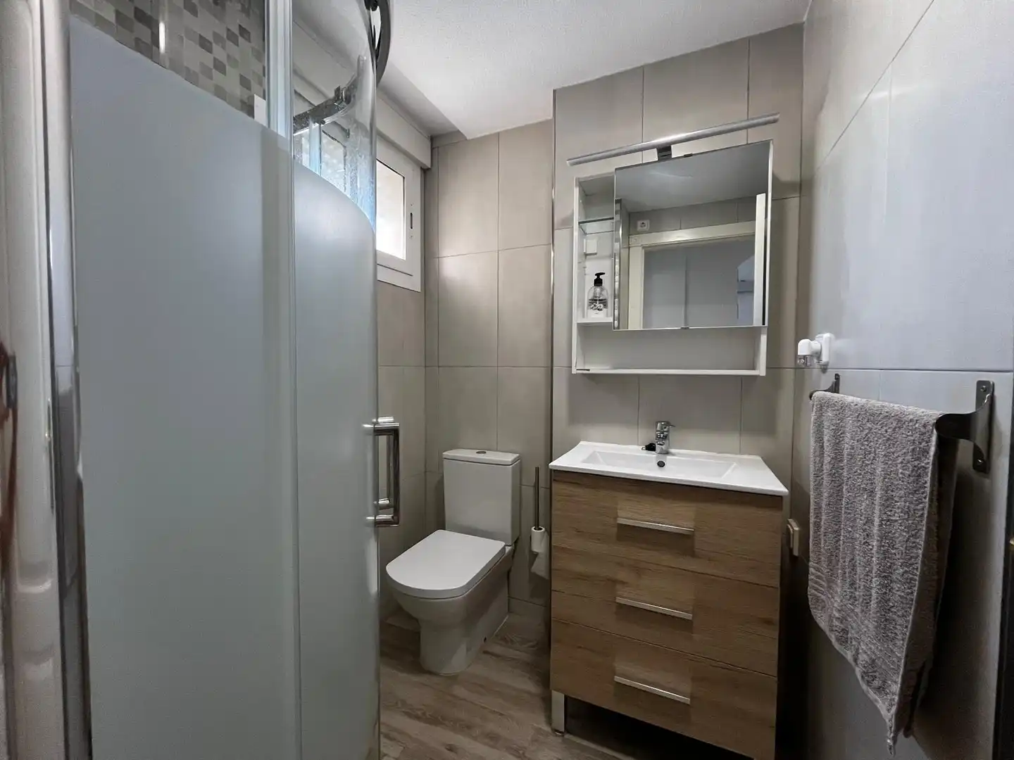 Bathroom of Flat for sale in La Manga del Mar Menor  with Air Conditioner, Private garden and Furnished