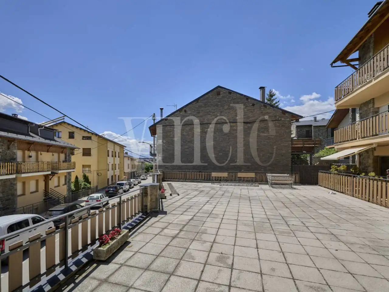 Exterior view of Flat for sale in Llívia  with Parquet flooring and Terrace
