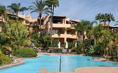 Exterior view of Apartment for sale in Marbella  with Air Conditioner, Terrace and Swimming Pool