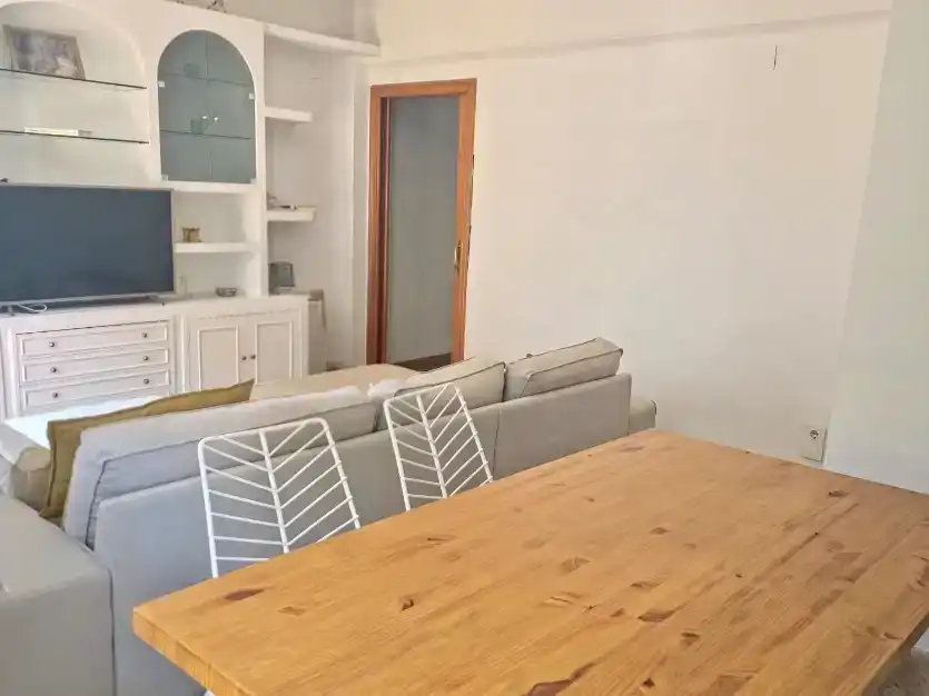 Esszimmer von Wohnung zur Miete in  Madrid Capital mit Klimaanlage und Balkon