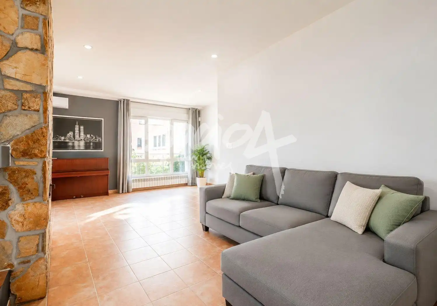 Living room of Houses for sale in Robledo de Chavela  with Heating, Private garden and Terrace