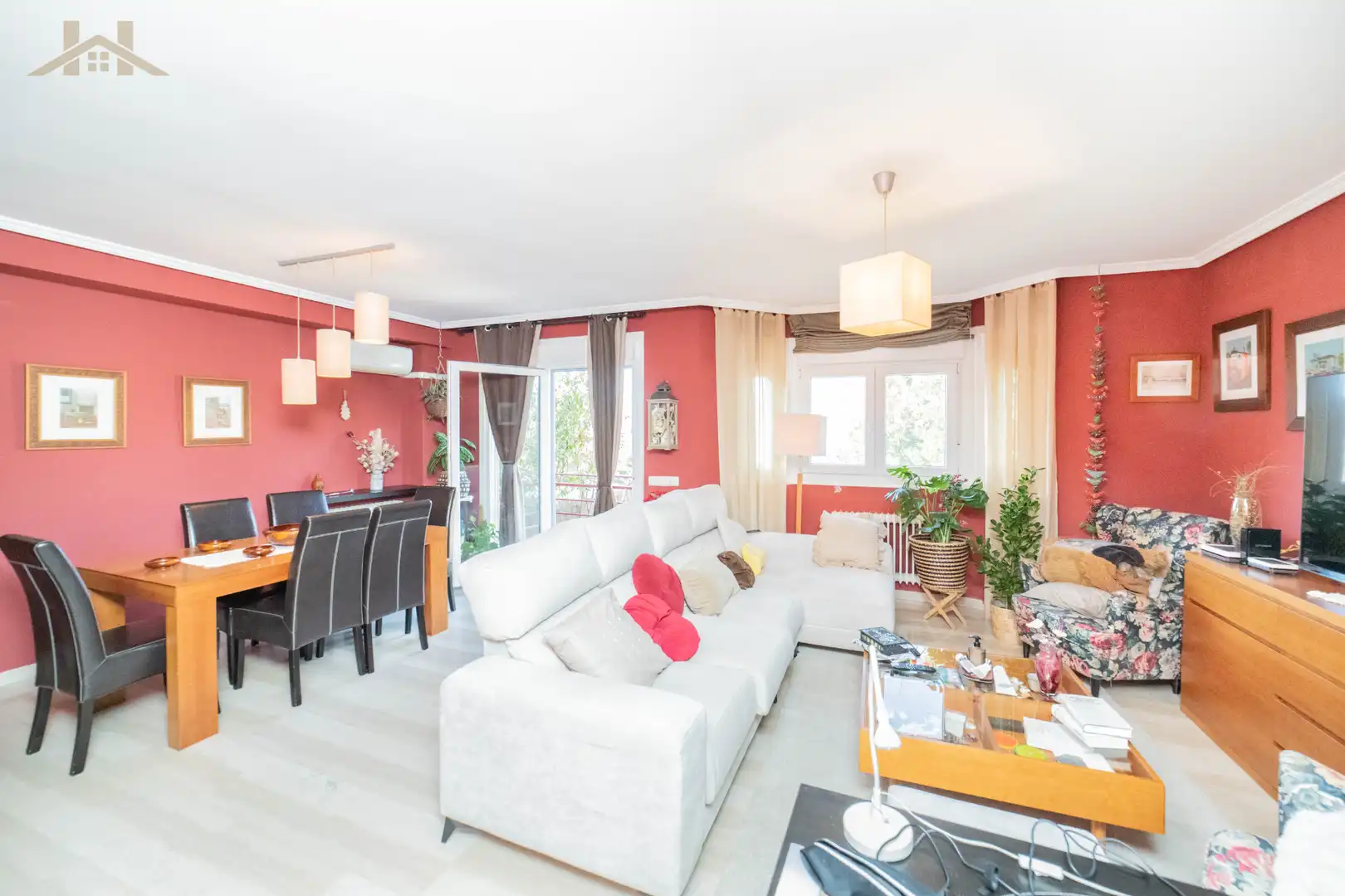 Living room of Detached homes for sale in Móstoles  with Air Conditioner, Heating and Private garden
