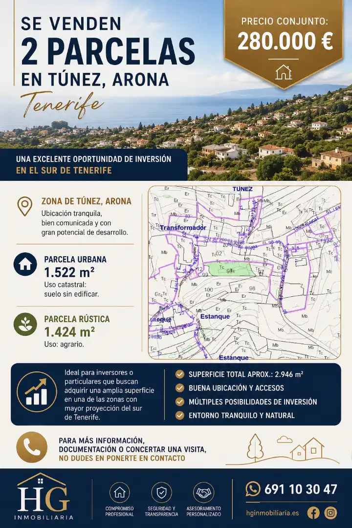 Terreny residencial en venda a Arona pueblo, imagen 2
